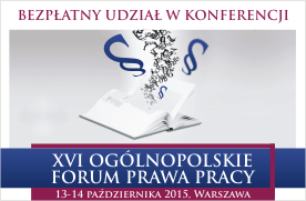 Seka XVI Forum Prawa Pracy 2015 banner statyk